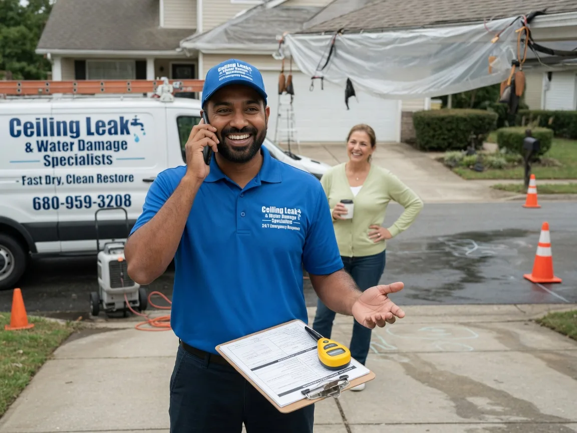 Ceiling Leak Cleanup Holly Ridge, NC FAQs